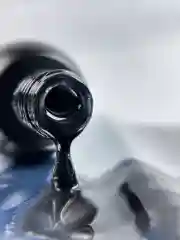 Черный гель лак для ногтей Витражный