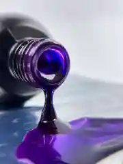 Индиго гель лак для ногтей Витражный