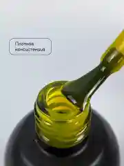 Желтый гель лак для ногтей Витражный
