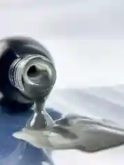 Серый гель лак для ногтей Витражный