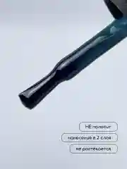Лесной зеленый гель лак для ногтей Витражный