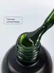 Зеленый гель лак для ногтей Витражный