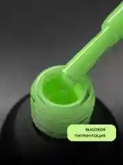 Салатовый гель лак для ногтей