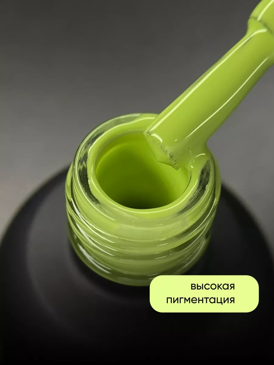 Приглушённый хаки гель лак для ногтей