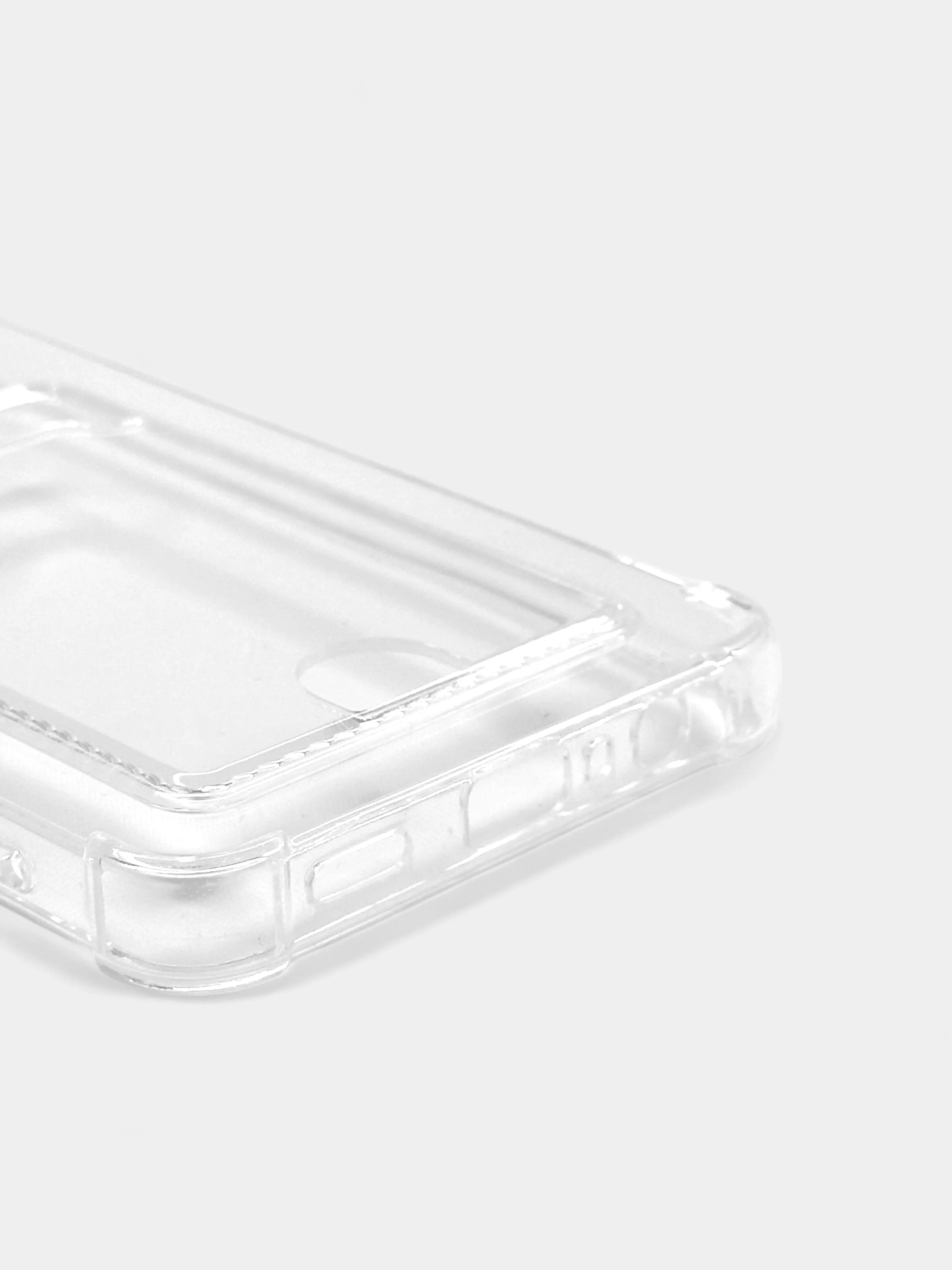 Чехол для Samsung Galaxy A06 / Самсунг Галакси А06 прозрачный с карманом для карты