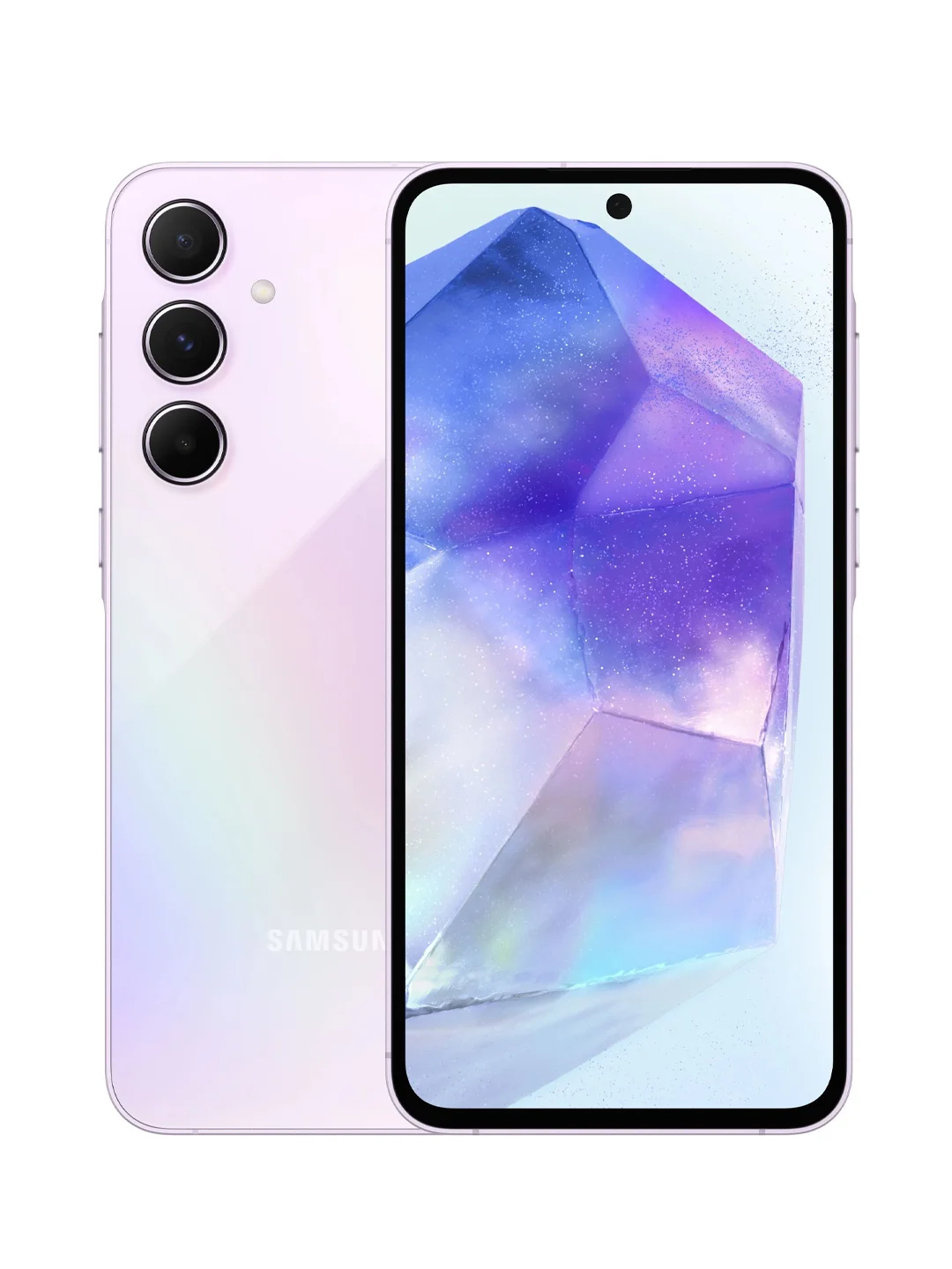 Сиреневый смартфон Samsung Galaxy A55 8/256GB