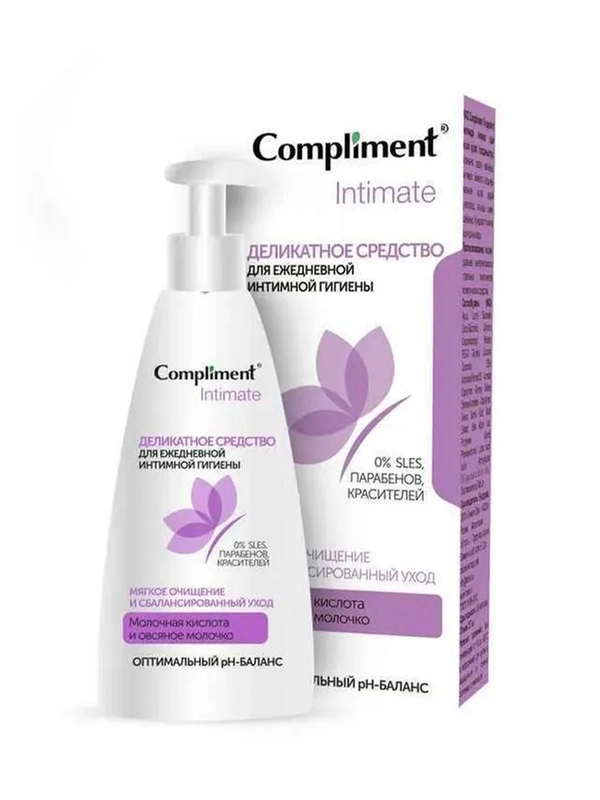 Compliment Intimate Деликатное средство для ежедневной интимной гигиены, 250мл