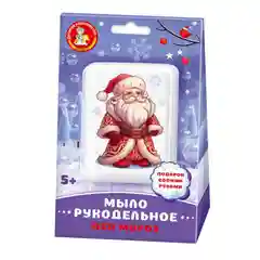 Набор для изготовления мыла. Рукодельное мыло с картинкой "Дед Мороз"
