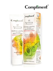 Compliment Sparkling Pleasure пилинг-скатка для лица увлажняющая «Персиковый сорбет»,100мл