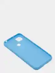 Голубой чехол Xiaomi Redmi 9C / 9C NFC / 10A (Сяоми Редми 9С, 10А), прозрачный