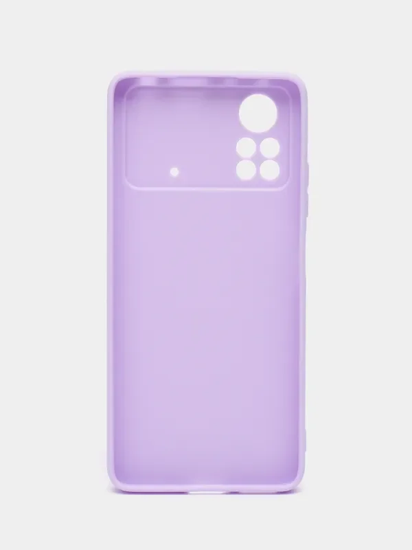 Сиреневый чехол Xiaomi Poco X4 Pro (Сяоми Поко Х4 Про)