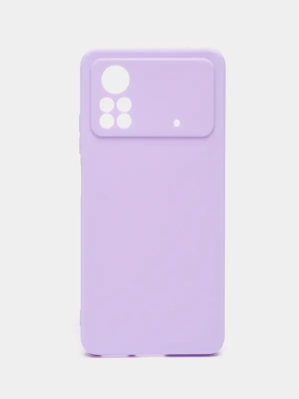 Сиреневый чехол Xiaomi Poco X4 Pro (Сяоми Поко Х4 Про)