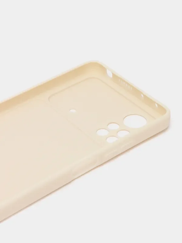 Белый чехол Xiaomi Poco X4 Pro (Сяоми Поко Х4 Про)