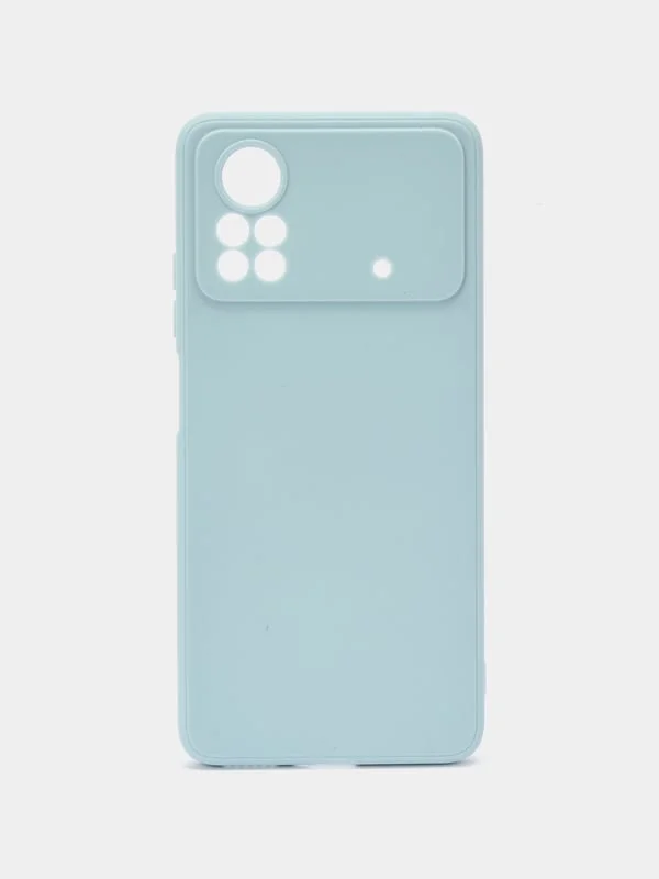 Серый чехол Xiaomi Poco X4 Pro (Сяоми Поко Х4 Про)