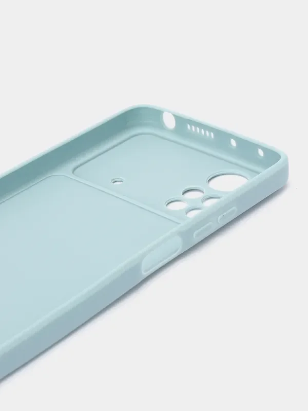 Серый чехол Xiaomi Poco X4 Pro (Сяоми Поко Х4 Про)