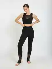Черный топ спортивный жен. Ayol