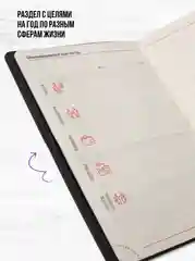 Ежедневник датированный 2025 год с обложкой Soft Touch
