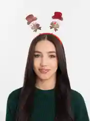 Разноцветный карнавальный ободок на Новый год,ободок новогодний ,снежинка,елочка