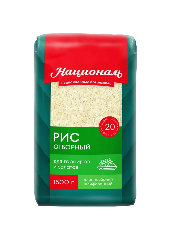 Рис Отборный НАЦИОНАЛЬ, 1500г