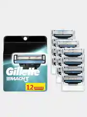 Сменные кассеты Gillette Mach3, 12 штук