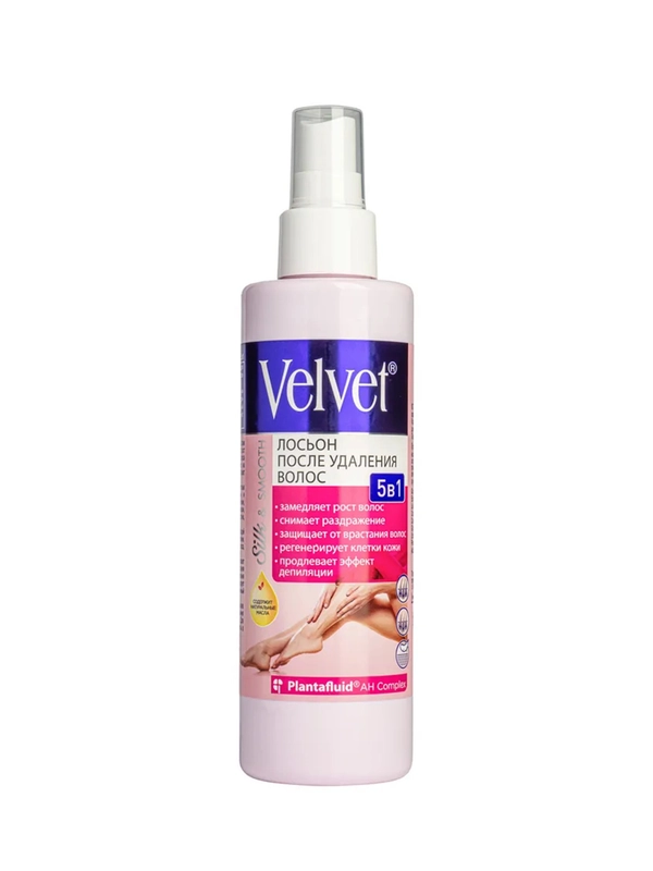 Velvet Лосьон  5 в1 после удаления волос и для замедления их роста 200 мл