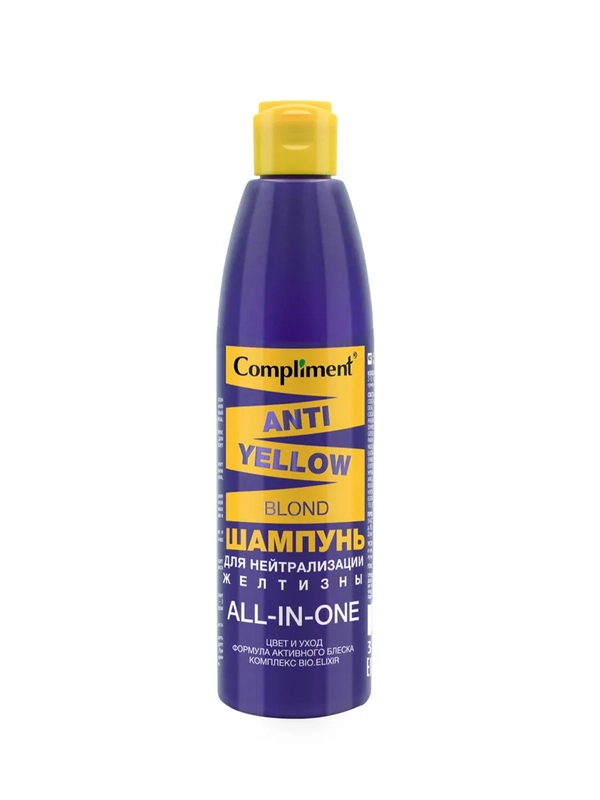 Compliment Anti-Yellow Blond Шампунь для нейтрализации желтизны, 300мл