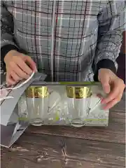 Золотой кружки для чая, подарочный набор 2 шт., 325 мл., золото PROMSIZ коллекция Перфетто