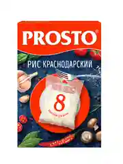 Рис Краснодарский PROSTO круглозёрный, шлифованный, 500г