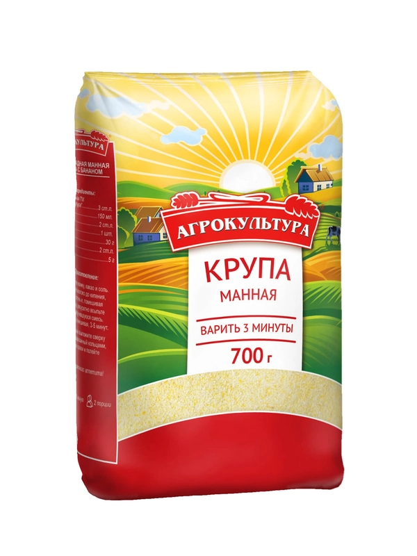 Крупа манная Агрокультура, 700г