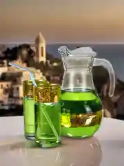 Золотой кувшин + стаканы, подарочный набор,  6 шт. (7 предметов) золото PROMSIZ коллекция "Перфетто"