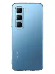 Прозрачный чехол для Infinix Hot 50 Pro 4G силиконовый BROSCORP прозрачный с бортиком- защитой камер
