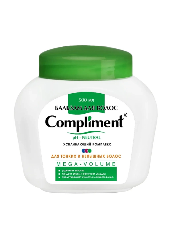 Compliment Бальзам для тонких волос MEGA-VOLUME 500 мл
