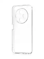 Прозрачный чехол для Tecno Spark 30C силиконовый BROSCORP прозрачный с бортиком- защитой вокруг камер