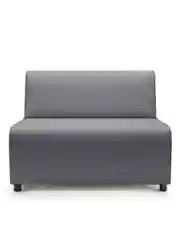 Серый диван MONOFIX "Бафф", эко кожа