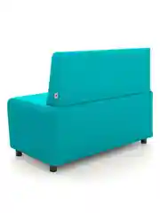 Бирюзовый диван MONOFIX "Бафф", эко кожа