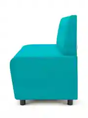 Бирюзовый диван MONOFIX "Бафф", эко кожа