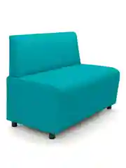 Бирюзовый диван MONOFIX "Бафф", эко кожа