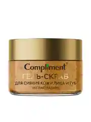 Compliment Гель-скраб для сияния кожи лица и губ с экстрактом папайи, 100мл