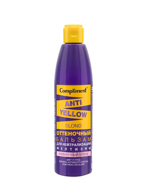 Compliment Anti-Yellow Blond Оттеночный бальзам для нейтрализации желтизны, 300мл