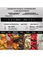 Электрическая сушилка для овощей и фруктов GFGRIL GFD-012, дегидратор