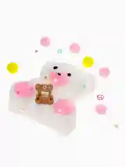 Белый антистресс игрушка, сквиш для детей, таба лапка
