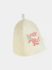 Салатовый шапка для бани