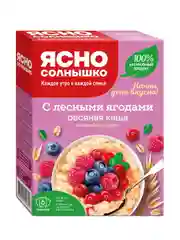 Ясно солнышко Каша овс. с лесными ягодами // кор. 6*0,045 кг