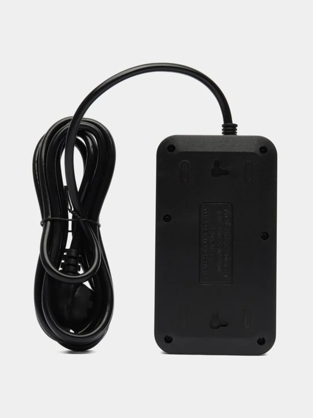 Алый сетевой фильтр-удлинитель с USB и Type-C портами, кнопкой выключения
