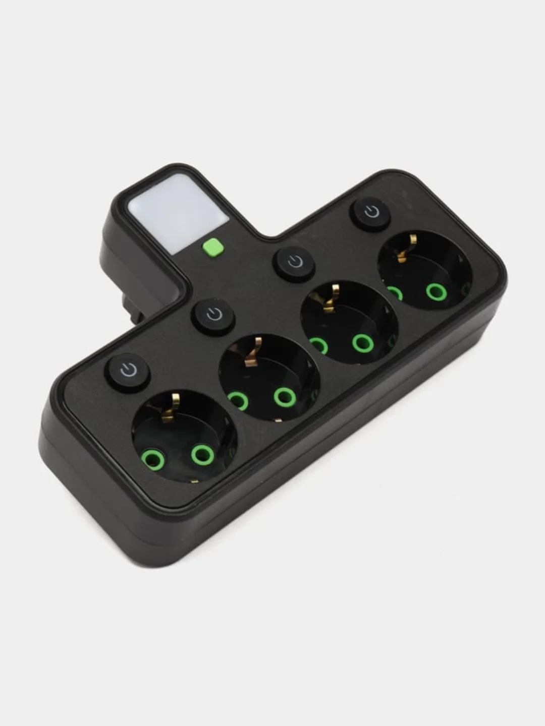 Аметистовый сетевой фильтр-удлинитель с USB и Type-C портами, кнопкой выключения