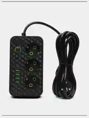 Сетевой фильтр-удлинитель с USB и Type-C портами, кнопкой выключения