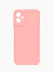 Розовый чехол для Samsung Galaxy A06 (Самсунг Галакси A06), противоударный, с бортиками