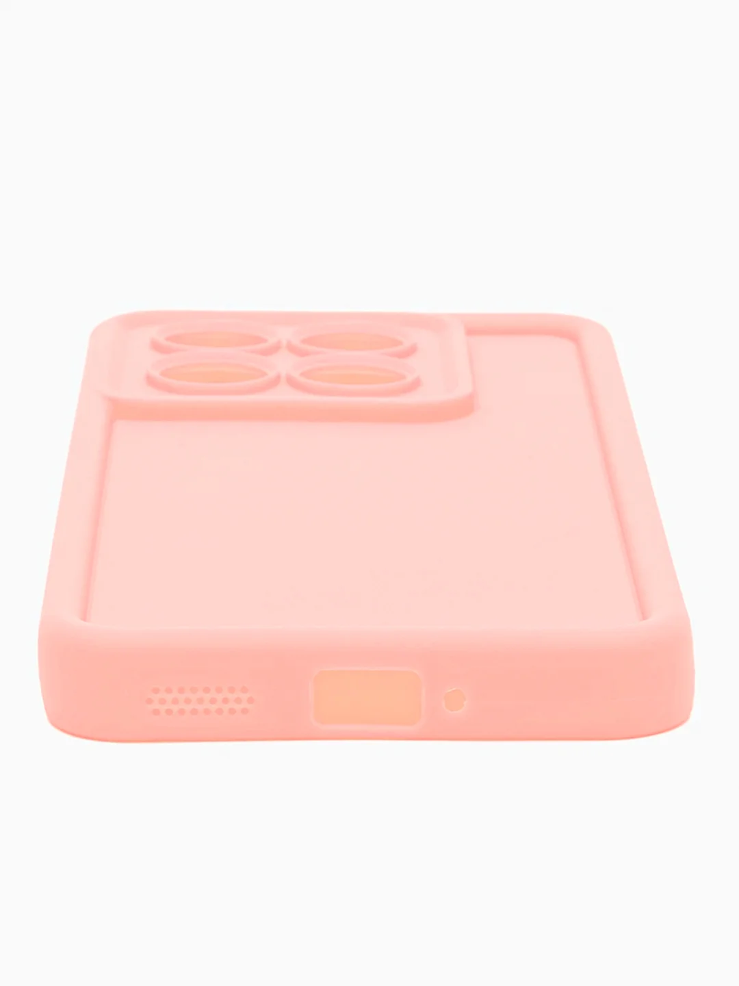 Розовый чехол для Xiaomi 14T (Сяоми 14Т), противоударный, с бортиками