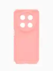 Розовый чехол для Huawei Nova 12i (Хуавей Нова 12 ай), противоударный, с бортиками