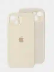 Бежевый чехол на iPhone, Айфон 13, силиконовый